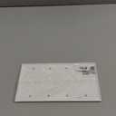 ENERLITES Blank Device Wall Plate Cover, Size 4-Gang 4.50" x 8.19", Unbreakable Polycarbonate Thermoplastic, 8804-W, White