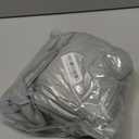 Waffle Weave Bath Towel Set, Microfiber, 4 Pieces, Quick Dry, Lightweight, Super Absorbent, Lint Free, 380 GSM (Silver)