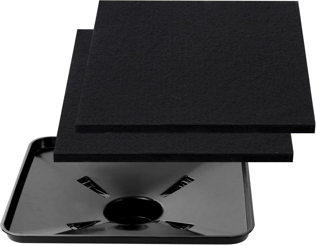 17892 Transmission Drain Pan for Lisle, 87031 87032 Oil Drain Drip Pan for Lisle Under Car with Square - 2 Pcs 22" Oil Drain Splash Pads