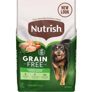 Nutrish Grain Free Chicken & Sweet Potato Recipe Dry Dog Food, 26 lb. Bag, Packaging May Vary (Rachael Ray)