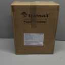 Bonsaii 12-Sheet Cross Cut Paper Shredder, 5.5 Gal Home Office Heavy Duty Shredder for Paper, Credit Card, Mail, Staples, with Transparent Window, High Security Level P-4 (C275-A)