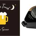 One-Touch Ultrasonic Beer Server that fits over beer cans, transforming them into a draft beer tap, GH-UBEERMS-BK (Black)