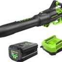 Greenworks 80V (770 CFM/190 MPH) Brushless Cordless Leaf Blower, Commercial-Grade Power for Autumn Leaf Composting, Spring Pollen Cleanup and Post-Snow Debris, Includes 4.0Ah Battery & Rapid Charger