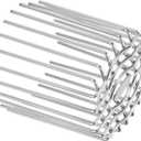 PATIKIL 95 mm (3.7") OD Gutter Guard Filter, 1Pcs PVC Termination Cap Mesh Screen Roof Vent Cover Stainless Steel Exhaust Pipe Cover Downspout Guard Filter Strainer