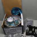 LeeQee Drum Set for Kids 3, Jazz Drumset for Toddler 3-5 Vibrant Aurora Light with 5 Pcs High Drums, Musical Instruments Toy for Age 5-7 Year Old Boys Girls