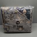 VK VKLIVING 6x9 Area Rug Washable Rugs for Living Room Rug Vintage Design Boho Rug with Non Slip Living Room Rug Bedroom Carpet Stain Resistant, Home Decor, Beige