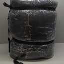 MAXYOYO Black Marble Printed Japanese Futon Floor Mattress, Thicken Sleeping Pad Floor Bed Roll Up Camping Guest Mattress Folding Couch Bed, Full Size