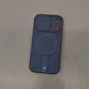 SURITCH for iPhone 17 Pro Case with Camera Control Cover, Camera Cover and Adjustable Kickstand, Compatible with MagSafe, Shockproof Bumper Protective Cases 6.3 Inch, Blue