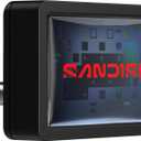 SANDISK 256GB Extreme Fit USB-C Flash Drive - Up to 400MB/s Read speeds, USB 3.2 Gen 1, USB Type-C - Plug-and-Stay Storage - Black - SDCZ530-256G-G46