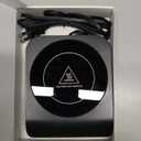 Gaiatop Coffee Mug Warmer, 3 Temperature Settings, 2-10H Auto Shut Off and Warm Strip Indicator Lights, 50W Smart Cup Warmers Fast Heating Plate for Tea Milk Cocoa Candle, Stocking Stuffers, Black