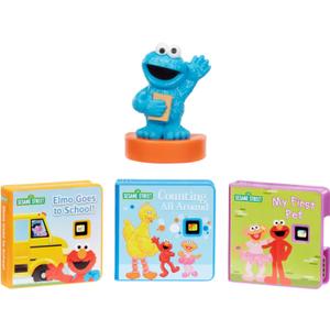 Little Tikes Story Dream Machine Sesame Street Cookie Monster & Friends Story Collection, Storytime, Books, Audio Play Character, Gift and Toy for Toddlers and Kids Girls Boys Ages 3+