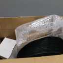 BUCLA 150PCS Green Plastic Plates - Green and Gold Disposable Include 25 Each (Dinner & Dessert) Plates, 25 Knives, 25 Forks, 25 Spoons and 25 Cups, Ideal for Party&Christmas