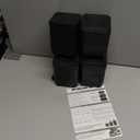 EclatBain Bed Risers Furniture Risers Heavy-Duty Rectangular Adjustable Block Lift to 3 inches and 4.3 inches Desk, Sofa, Chair Legs, Refrigerator, Washing Machine Support up to 4000 pounds (Square-4 Pack-black)