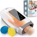 LifePro Legra Plus Hand Massager with Heat and Compression - Finger, Wrist, and Palm Massager with 5 Modes - Pressure Point Therapy for Sensitive Hands, Relaxation, and Comfort