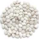 1 Pack 5 Lbs Random Color River Rocks for Plants,0.8-1.5 Inch Decorative Ornamental Pebbels, High Polished Stones for Garden Landscaping, Smooth Gravel Filler, Succulents, Fish Tank, White/Yellow