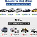 Sun Visor Extender for Car with Side Sunshade, Upgraded UV400 Polarized Car Sun Visor Extension Blocker with Sunglasses Holder, Clips and Straps Design | Anti-Glare Protection Visor for Safe Driving