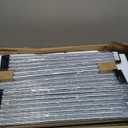 Ulif E7 Garment Rack, Heavy Duty Clothes Storage System with Extendable Hangers Rods, Metal Clothing Rack with 6 Wire Shelves, (52.3"-72") W x 14.5" D x 71.2" H, Load 838lbs, Chrome