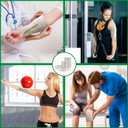 4 x Elastic Bandage Wrap  4 Pack Premium Elastic Bandages with Closure | 2 Rolls of Each Size (2 Inch x 4.6 Meter & 3 Inch x 4.6 Meter), Compression Bandage for Wrist & Foot Sprains