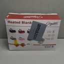 Homemate Electric Heated Blanket Queen Size - 84"x90" Heating Blanket Queen Size Dual Control 1/2/4/6/8 Hours Auto-Off 10 Heat Level Over-Heat Protection Flannel Sherpa ETL Certification (01 - Light Grey)