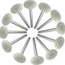 Litepak Garage Door Roller Wheel (4inch Stem - 12 Pack), 2" Quiet Durable Nylon, Premium Sealed 13-Ball Bearing 7/16" Diameter