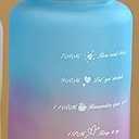 Motivational Water Bottle Set, 3 Pieces, 68/30/9 oz Capacity, Reusable Sports Bottles