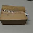 XONOR Artificial Orchid Flowers, 2 Pieces Potted Fake Orchids with Plastic Vase for Table Centerpiece Home Decor Office Wedding Party Decoration (Purple)