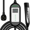 Level 2 EV Charger 40A, 240V NEMA 14-50P 16.4Ft Charging Cable,Schedule Time, Adjustable Current from 8A to 40A Portable EV Charger for Tesla Compatible with All Tesla Models
