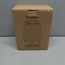 GiveBest Portable Electric Space Heater with Thermostat, 1500W/750W Safe and Quiet Ceramic Heater Fan, Heat Up 200 Square Feet for Office Room Desk Indoor Use, Silver