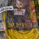 Southwire Yellow Jacket Heavy Duty Extension Cord - Outdoor Power for Tools & Equipment - Lighted End with SJTW Jacket & Three Prong Plug - 50 Foot