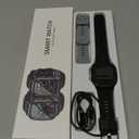 Smart Watch for Men Fitness Tracker: Waterproof Military Digital Men's Watches Running Make Answer Call Smartwatch Android Phone iPhone Samsung Compatible Sleep SpO2 Heart Rate Monitor Step Pedometer (Black)