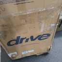 Drive Medical 795BU Duet Folding Transport Wheelchair and Rollator Walker, Burgundy