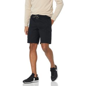 Amazon Essentials Men's 9" Elastic Waist Cargo Shorts, Black, XX-Large