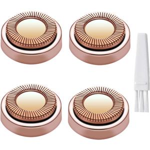 Facial Hair Remover Replacement Heads for Generation 1 Finishing Touch Flawless Facial Hair Removal Tool for Women,18K Gold-Plated Rose Gold 4 Count, First Generation by BECHY.