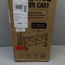 Hikenture 330lbs Collapsible Wagon Cart, Ultra-Large Wagons Carts Foldable Heavy Duty, Utility All Terrain Folding Wagon with Wheels for Groceries, Garden, Sports, Beach, Shopping, Black