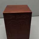 Wooden Cremation Urn for Human, Wood Handmade Engraved Decorative Box, Funeral Urns for Adult Male Female Burial or Memorial Keepsake, Urns for Ashes Men Women