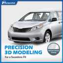 Headlights Assembly for 2011-2020 Toyota Sienna Headlamp Replacement with Amber Corner Lamps, Halogen, Driver & Passenger Side with Bulbs