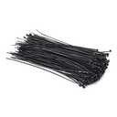 PHITUODA 3 x 200mm Multi-Purpose Nylon Zip Tie with Self Locking Cable Ties BLACK 200Pcs