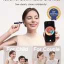 Bebird Earsight Plus R37R Ear Cleaning Camera Wax Removal Tool kit, FSA HSA Eligible Flexible Ear Scope Otoscope Camera Light, Visual Ear Picker Wireless Earwax Remover Tweezers for Adults & Kids (Blue)