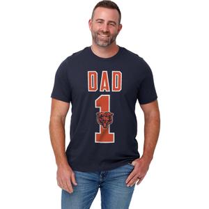 FOCO Men's NFL Team Logo Tee 1 Dad T-Shirt (X-Large)