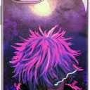 Anime Pink Case for iPhone 13 Pro Max, Shockproof Manga Cover, Unique Aesthetic Graphic Shell, Protective Flexible TPU Art Skin