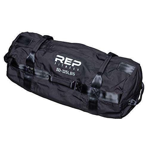 REP Fitness Sandbags, Heavy Duty Workout Sandbags for Training, Cross-Training Workouts, Fitness, Exercise and Military Conditioning, Large, Black