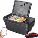 Car Refrigerator for Tesla Model Y, 35QT (33L) Portable Freezer, -7.6°F to 50°F 12V Car Fridge for Model Y Trunk with App Control, 12&24V DC Tesla cooler for Camping, Shopping, Road Trips, Home