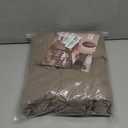 Genina Waterproof Seat Covers for Chairs,Set of 6 Dining Room Chair Seat Covers for Kitchen,Stretch Jacquard Removable Washable Dining Chair Slipcovers Protectors,No Rear Covers, Taupe