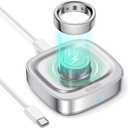 Charger Compatible with Oura Ring Gen 4,Portable Replacement Fast Charging Dock with USB-C Cable for Smart Ring (Size 7)