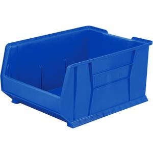 Akro-Mils 30289 Super-Size AkroBins Plastic Storage Bins, Space-Saving Stackable Bins for Garage, Classroom, Warehouse Organization, 24" L x 18" W x 12" H, Blue, 1-Pack