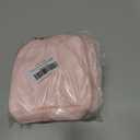 2 x Small Makeup Bag for Purse Mini Quilted Cosmetics Travel Bag Cute Pouch for Women Girls, Pink