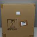 NeatiEase 2 Pack Shed Windows with Black Frame, 12 x 18 Flush Mount Small Window with Tempered Glass and Fiberglass Screen for Shed, Chicken Coop, Playhouse, Household, Garage