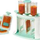 Infantino Squeeze Station for Homemade Baby Food, Pouch Filling Station for Puree Food for Babies and Toddlers, Dishwasher Safe and BPA-Free