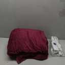 Sunbeam Electric Royal Luxe Microplush Heated Blanket, 12 Heat Settings, 12-Hour Auto Shut-Off, Fast Heating, Warm & Cozy, Machine Washable, Cabernet Color, Queen (90" x 84")