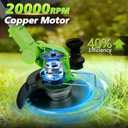 Cordless Weed Wacker, 21V Electric Weed Eater Battery Powered, 34-48 inches